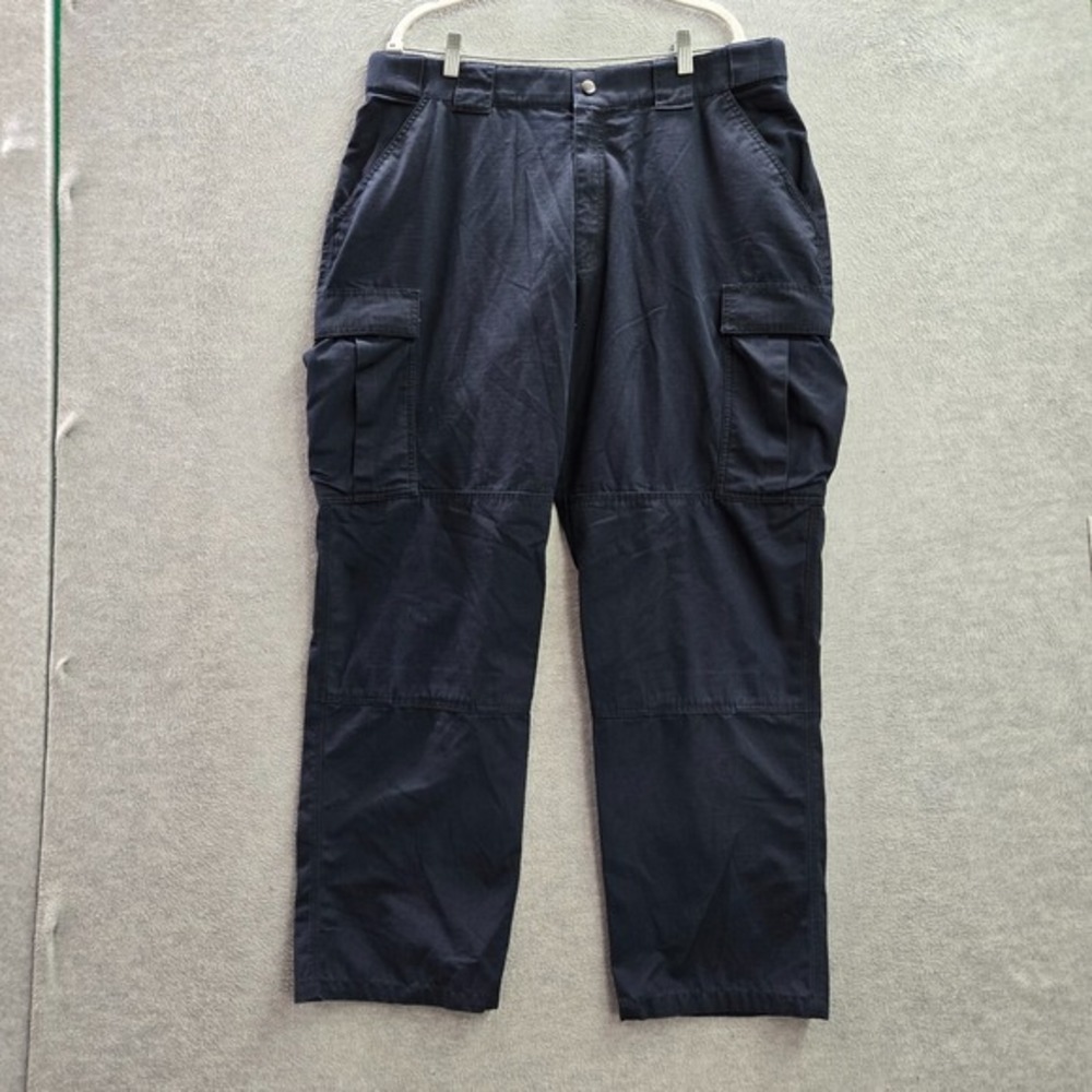 5.11 Tactical‎ Men Pants XL Blue Cargo Pockets Ripstop High Rise Utility Adult